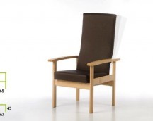 AKIRA ARMCHAIR HIGH BACK IN 4 POSITIONS RECLINABLE
