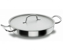 PAELLA WITH LID 60CM STAINLESS STEEL 18/10