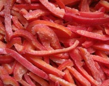 RED PEPPER IN STRIPS / DICE