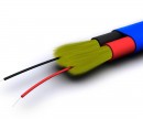 Multimode fiber optic cable FIBERS OM2 50/125 2 TWIN LSZH FLAT