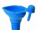 SILICONE FUNNEL WITH STOPPER