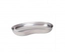 Kidney dish-shaped stainless steel