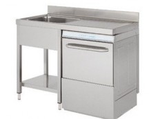 SINK WITH FRAME + 1 + ESCURRIDOR CUBETA RIGHT FSBE-127-LD