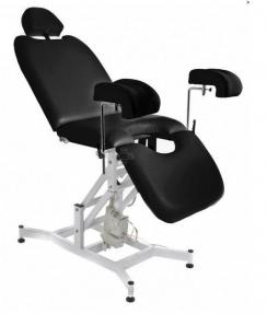 Gynecological examination chair with 1 motor