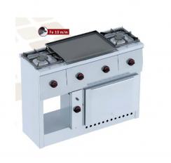 Gas stove with iron 1200x450x900