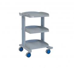 multifunctional hospital trolley with 3 trays